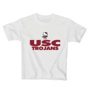 USC Trojans Youth White Hello Kitty Cat Burglar Cotton T-Shirt